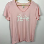 Lucky Brand  V-Neck Lounge Top Size Small Photo 0