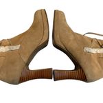 Mudd Y2K Jarmon Suede and Faux Fur High Ankle Boots Funky Heel, Sz 6 Photo 6