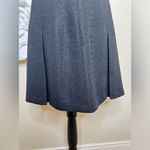 Esprit  Pleated School Girl Look Black & Metallic Thread Skirt Size 9/10 Photo 4