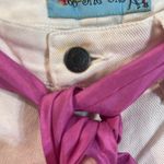 Vintage Too She She white Jeans with belt 6 Purple Photo 6