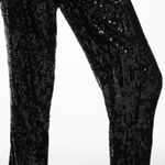 ZARA NWT Bloggers Fav Sequined Black Trousers Photo 1