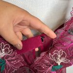 Victoria's Secret  VS Size Small Burgundy Floral Lace Bodysuit Teddy Lingerie Photo 3