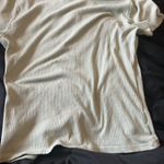 a.n.a Ribbed light green shirt square neck size M Photo 4