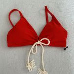 Robin Piccone Soliel Tie Front Bikini Top, Small, $118 Photo 3