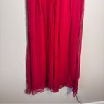 Carolina Herrera  Red Silk Strapless Gown Women’s 8 Formal Dress Designer Luxury Photo 2
