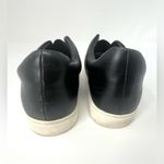 Halogen  Women’s Black Leather Athleisure Slip-On Sneakers Size 8.5 Photo 3