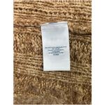 Lands End Sweater Womens XL 18 Tan Cable Knit Mock Neck Wool Blend Fisherman Brown Photo 5