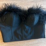 superdown  Revolve Fur Trim Corset Photo 1