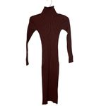 ASTR  the Label Abilene Sweater Dress in Nutmeg Small Womens Knit Bodycon Photo 3