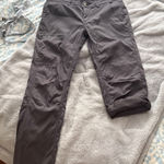prAna EUC Women’s Charcoal Convertible Hiking Pants Size 8 Photo 0
