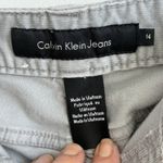 Calvin Klein  Women's Jeans 90s Style Grey Corduroy Size 14 Streetwear Casual Photo 6