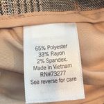 Nine West  Plaid Straight Leg Dress Pants Size‎ 6 Photo 5