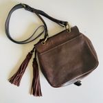EUC Brown leather/faux fur crossbody bag. Brown Photo 1