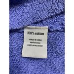 Habitat  Sweater Women's Small Cardigan Knit Button‎ Blue 3/4 Sleeve Photo 4