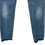 Free People SZ W25 Skinny Jeans Frayed Slit Hem Low-Rise Stretch Kentucky Blue Photo 6