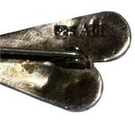 Sterling Silver Iridescent Mother of Pearl Dragonfly Brooch Marked Purple Photo 10