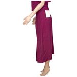Sézane Moisa Midi Skirt, Magenta, FR44/US12 Photo 9