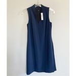 J.Crew 365 Sleeveless V-Neck Blake Shift Dress Navy Blue XXS - NWT Photo 2