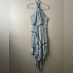Dress Forum  Los Angeles Boho Halter Handkerchief Hem Beach Festival Dress Size M Photo 1