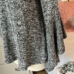 Penelope Project Sweater Heather Black Flowy Bell Waterfall Sleeves Choker Neck Size XS Photo 9