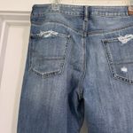 American Eagle  Jeans Women Size 8 Regular Tomgirl Distressed Ripped‎ Button Fly Photo 6