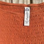 American Rag cie - orange short sleeve shirt with off the shoulder sleeves Photo 2