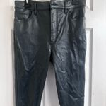 EXPRESS Green Skinny Jeans with Sleek Finish Photo 1