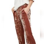 We Are HAH Hot As Hell • One Track Mind Velvet Jogger Pants Brown Photo 14