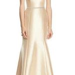 Alfred Sung D742 Strapless Sateen Twill Gown Photo 0