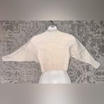Babaton The Group  Aritzia Alpaca Crop Oversized Sweater Pullover 
Size XXS Cream Photo 1