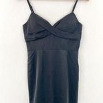 Lulus  Women's Satin Little Black Dress sz Small Sexy Date Night Mini Dress LBD Photo 0