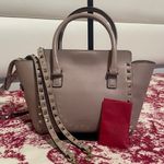 Valentino Garavani  Studded Taupe Crossbody Bag Photo 1