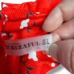 Zaful Bikini Sz 4 Womens Ditsy Floral Cheeky Brazilian 2 Pc Swim Bathing Suit Photo 6