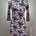 CLEARANCE! Navy Gilli Patterned Dress Size S EUC Blue Photo 0