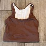 Year of Ours Ribbed Sports Bra Womens Brown Dark Oak Size Small Photo 3