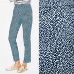 Boden Richmond Pant Blue Scattered Dots Ankle Trousers Size Women’s 6L | 6 Long Photo 12