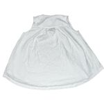 Anthropologie  Akemi + Kin White Sleeveless Palawan D Ring Blouse size Small Photo 4