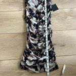 Lulus Lulu’s We Really Mesh Black Floral Print Sleeveless Ruched Midi Dress NWT Small Photo 13