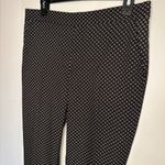 Banana Republic  Black Geometric Print Hayden Dress Ankle Pant Size 8 Photo 1