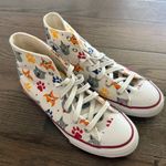 Converse High-Top Sneakers with Animal paw Print Photo 0