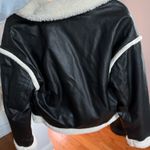 Hollister Fuzzy leather jacket  Photo 2