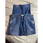 ZARA Blue Distressed Ankle & Cropped Jeans Size 6 Photo 2