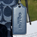 Coach Soft Tabby Shoulder Bag in Signature Denim with straps NEW with tags Photo 10