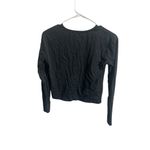 UGG  Womens XS Black Long Sleeve Crewneck Top Soft Comfortable Photo 3