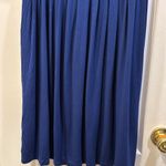Lucy & Laurel  ROYAL BLUE DRESS TANK STYLE SMALL WAIST BAND THEN GATHERED Photo 7