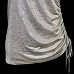 Maison d’ Amelie Women’s Top One Shoulder Ruched Side Metallic Size M Gold Size M Photo 5