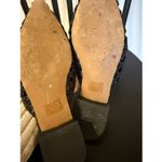 Joie  Behold black leather woven mule flats size 6.5 Photo 4