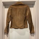 Live a Little  Brown Suede Leather Jacket Blazer Size S Western Rustic Moto Chic Photo 4
