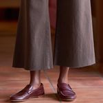 Frank & Eileen Galway Jean in Irish Coffee, Italian Dream Denim Brown Size 28 Photo 1