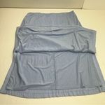 MM.LaFleur M.M. LaFleur Willoughby Pleat Jersey Skirt Chambray Blue Gray Grey SZ 14 Pockets Photo 9